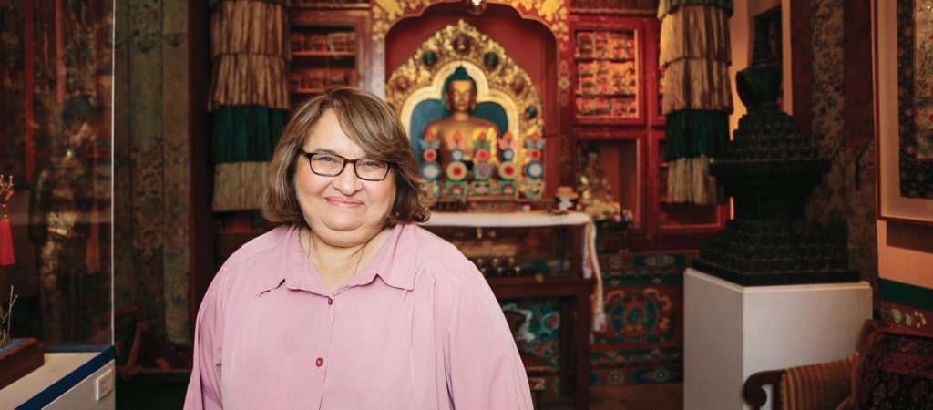 Sharon Salzberg smile at the camera